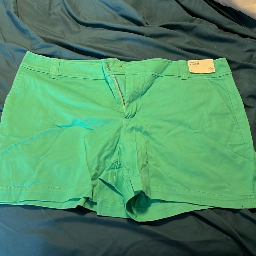 NWT teal green Hampton short